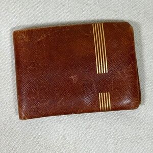 Vintage 1947 Art Deco Leather Wallet | Whiting-Patterson Company, Inc.